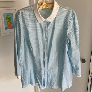 Lafayette 148 100% cotton blouse